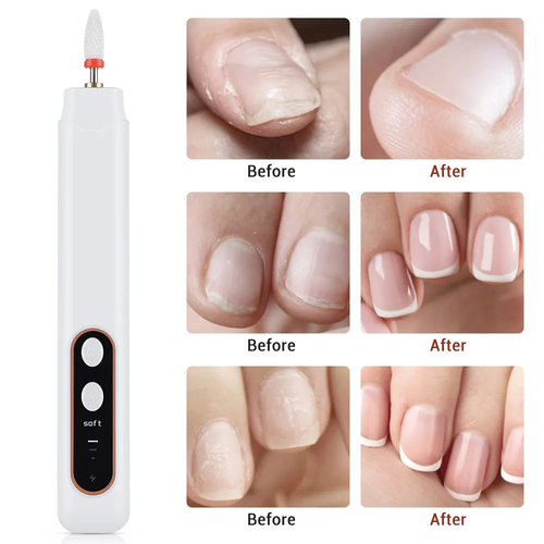 4 In 1 Professional MINI Electric Nail Drill Kit Manicure Pedicure - Image 3