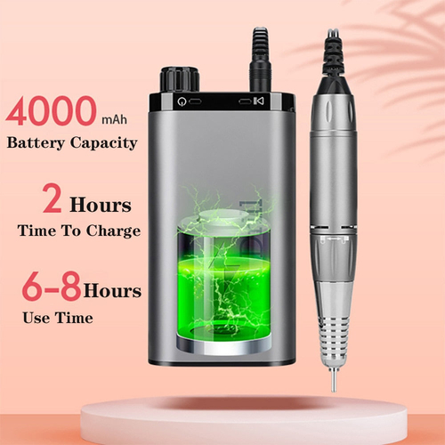 35000RPM Electric Nail Drill Rechargeable USB Nail Manicure Machine - Image 4