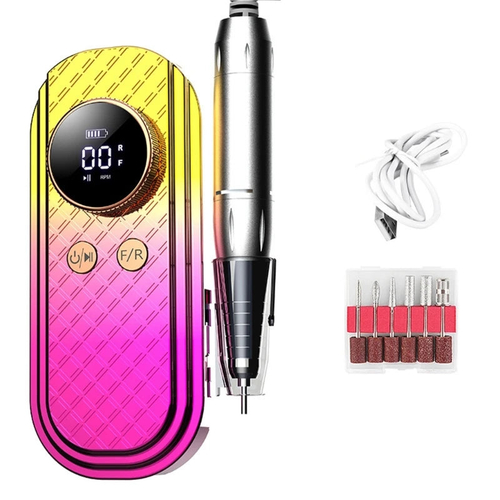 Electric Nail Drill Machine Set Low Noise Nail Drill 35000rpm Nail - Image 2
