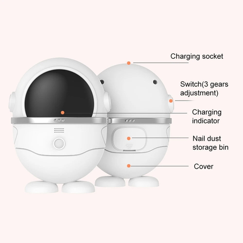 Electric Nail Clipper Safe Automatic Fingernail Clipper Portable Nail - Image 2