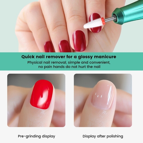 35000RPM Portable Electric Nail Drill Manicure Machine Acrylic Gel - Image 3
