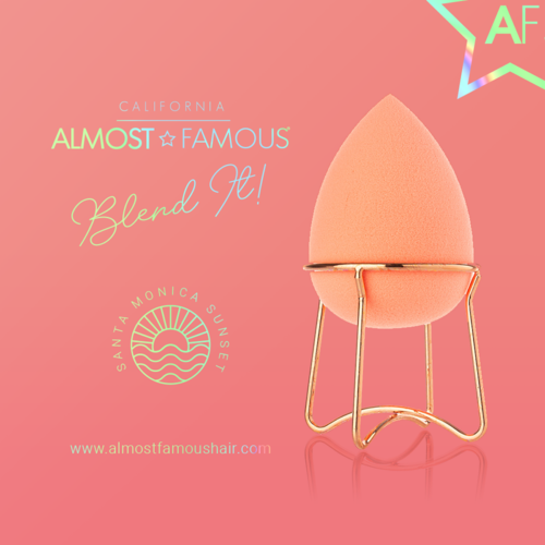 Almost Famous Makeup Blender w/ Rose Gold Stand - Image 2