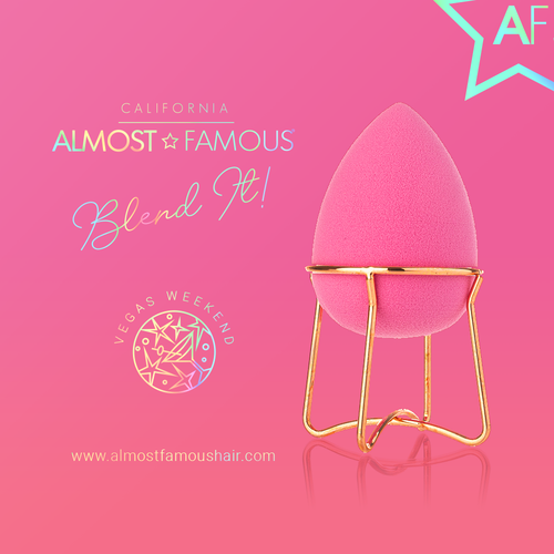 Almost Famous Makeup Blender w/ Rose Gold Stand - Image 5