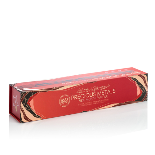 Almost Famous 1" MaxLength Flat Iron with Rose Gold Titanium Plates - Image 3