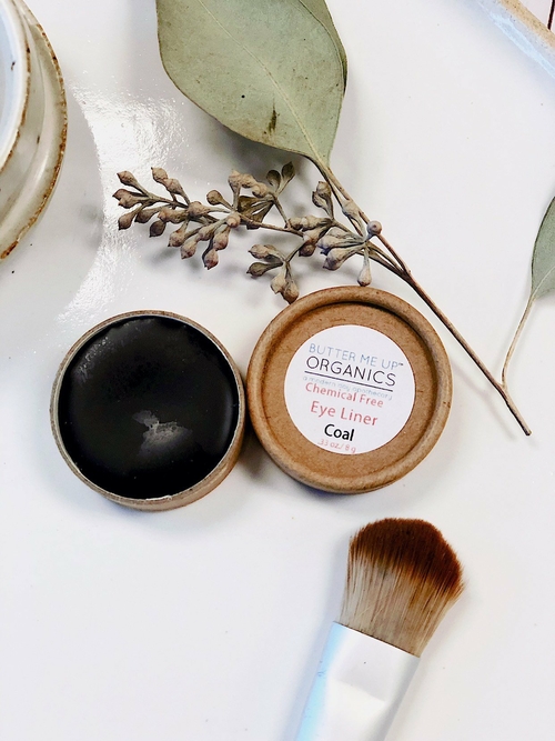 Organic Eyeliner / Organic Eye Makeup / Eye Coal / Butter Me Up - Image 2
