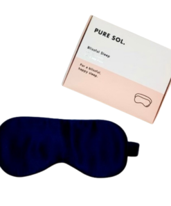 PURE SOL. Beauty Blissful Sleep 100% Mulberry Silk Sleep Eye Mask -