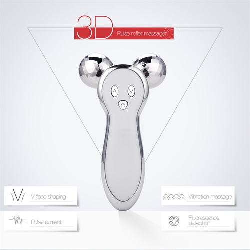 3D V Face Ball Roller Face Massager Facial Lifting Firming Full Body - Image 3