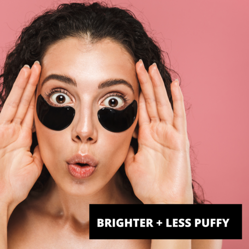 PURE SOL. Beauty Wake Up Hydrogel Eye Mask Charcoal + Hyaluronic - Image 4