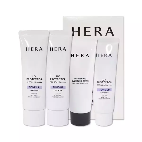 HERA UV Protector Tone-up Lavender SPF50+/PA++++ Set (UV 프로텍터 톤업 라벤더 )