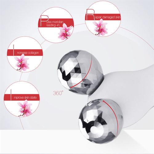 3D V Face Ball Roller Face Massager Facial Lifting Firming Full Body - Image 2