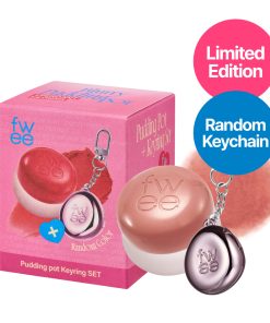 fwee Lip & Cheek Blurry Pudding Pot Set (9 Colors) (+Pendant Keyring)