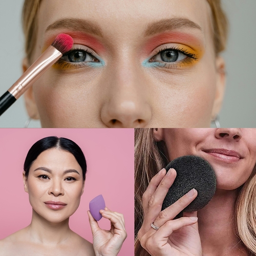 Beauty Essentials Bundle: Facial Makeup Blender Sponge + Natural - Image 3