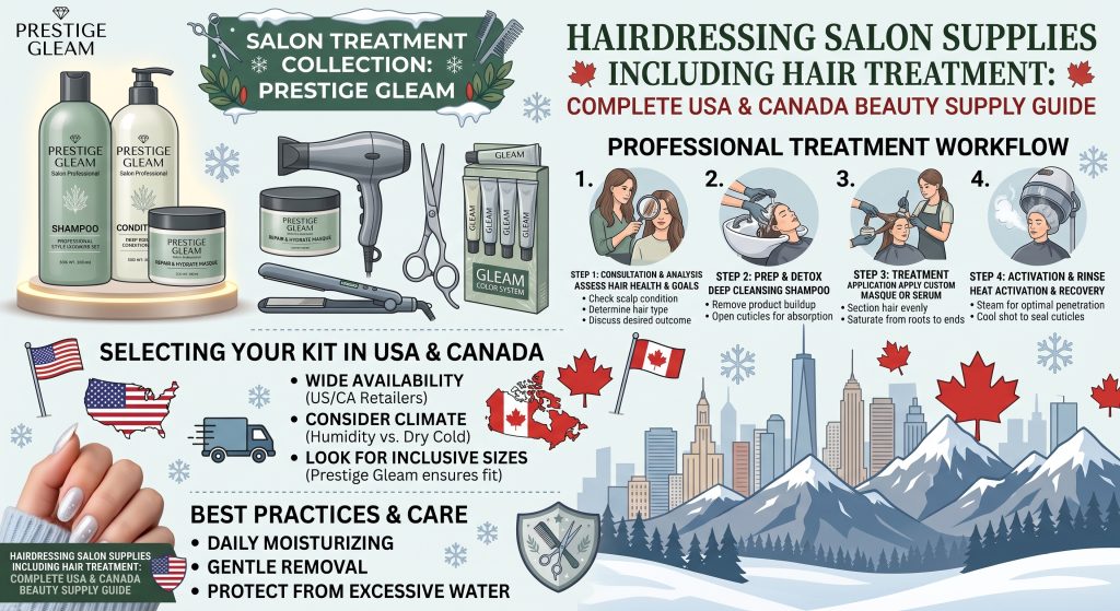 Hairdressing Salon Supplies Including Hair Treatment
