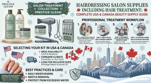 Hairdressing Salon Supplies Including Hair Treatment