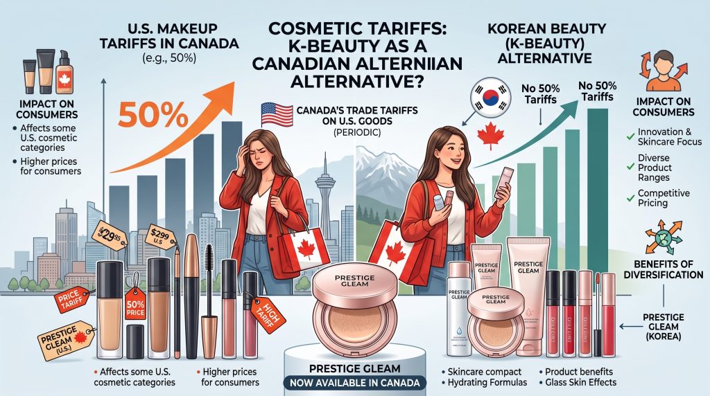 Are Korean Beauty Products Good Alternatives for Canadians After the 50% Tariffs on Some U.S. Makeup?