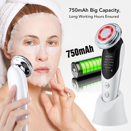 7 In 1 RF Face Massager Skin Rejuvenation Mesotherapy Facial Lifting - Image 5