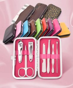 7 Piece Beauty Tool Kit Portable Perfect On The Go Size Set