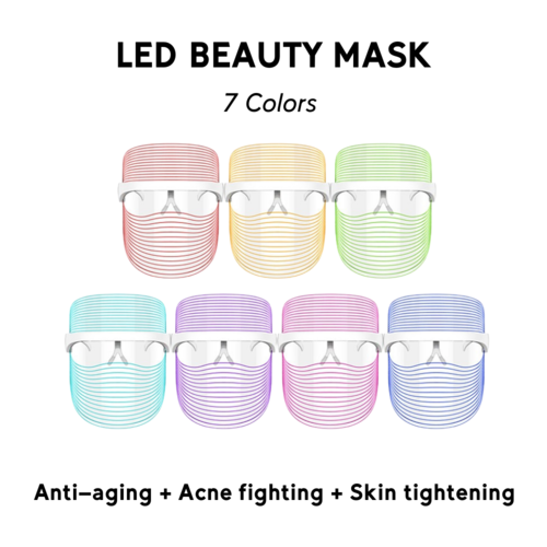 PURE SOL. Beauty LED Light Therapy Skin Mask - Image 5
