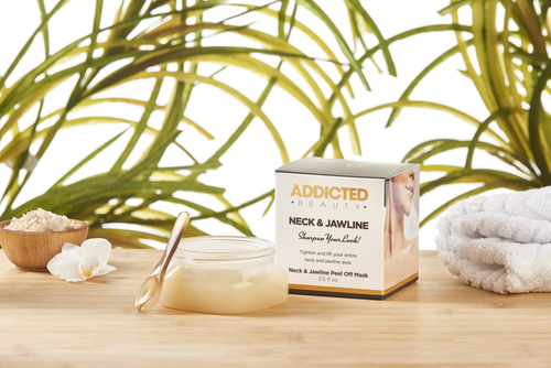 Addicted Beauty Neck and Jawline Peel Off Mask - Image 4