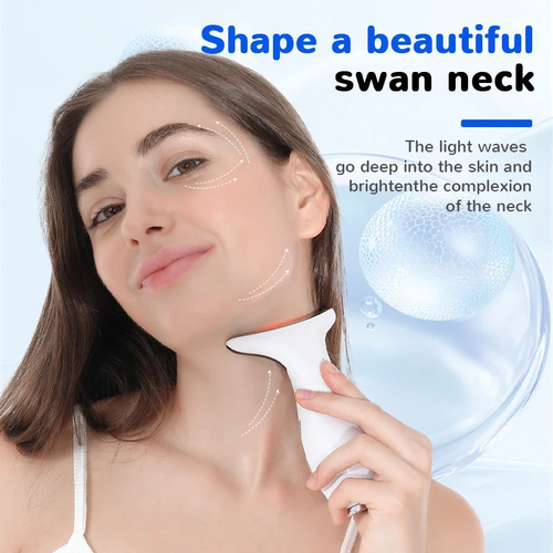 7 Colors Anti Wrinkle Facial Massager Neck Face Beauty Device Skin - Image 2