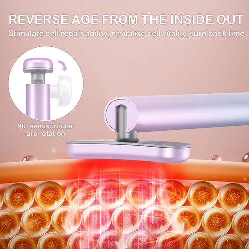 4 in 1 Facial Skincare Tool Red Light For Face Neck EMS Microcurrent - Image 3
