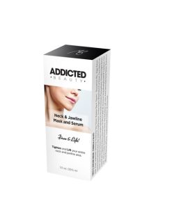 Addicted Beauty Neck and Jawline Mask & Serum