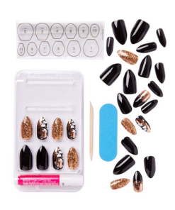 Limited Edition Halloween Design 28 Fake Nails - Pumpkin Light
