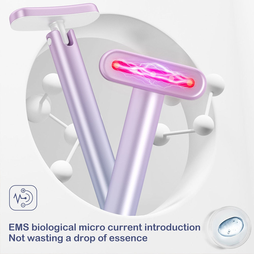 4 in 1 Facial Skincare Tool Red Light For Face Neck EMS Microcurrent - Image 4