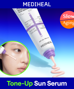 MEDIHEAL PDRN Moisture Sun Serum Smooth & Tone-Up 50g #Pink