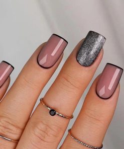 Press On Nails Kit with Glue and gel stickers Reusable Pro Tips