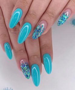 Press On Nails Kit with Glue and gel stickers Reusable Tips