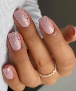 Press On Nails Kit with Glue and gel stickers Reusable Tips