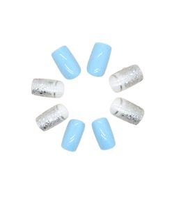 Press On Nails Kit with Glue and gel stickers Reusable Tips