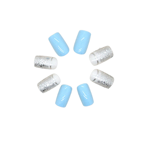 Press On Nails Kit with Glue and gel stickers Reusable Tips