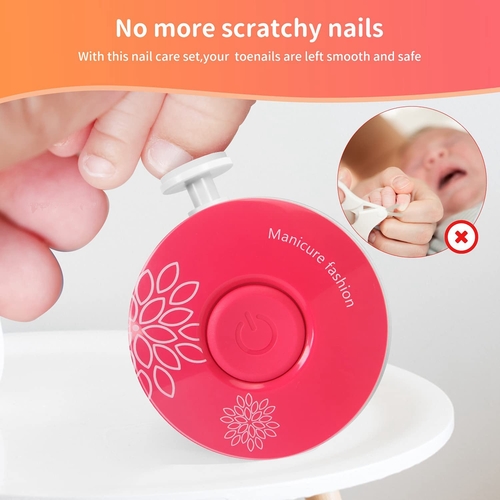 Nail Polisher Infant Manicure Scissors Electric Baby Nail Trimmer - Image 2