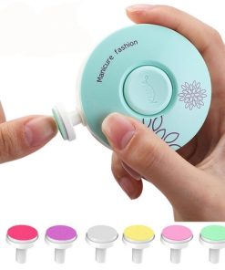 Electric Baby Nail Trimmer Nail Polisher Infant Manicure Scissors