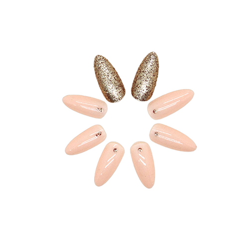 Press On Nails Kit with Glue and gel stickers Reusable Tips