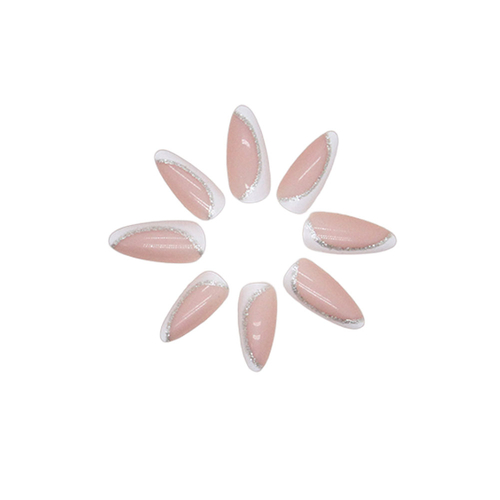 Press On Nails Kit with Glue and gel stickers Reusable Tips