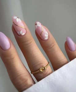 Press On Nails Kit with Glue and gel stickers Reusable Tips