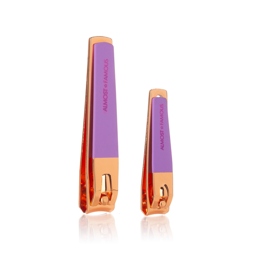 Almost Famous "Clip It" Rose Gold Nail Clipper Duo - Image 2