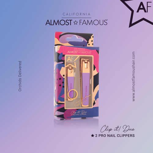 Almost Famous "Clip It" Rose Gold Nail Clipper Duo - Image 3
