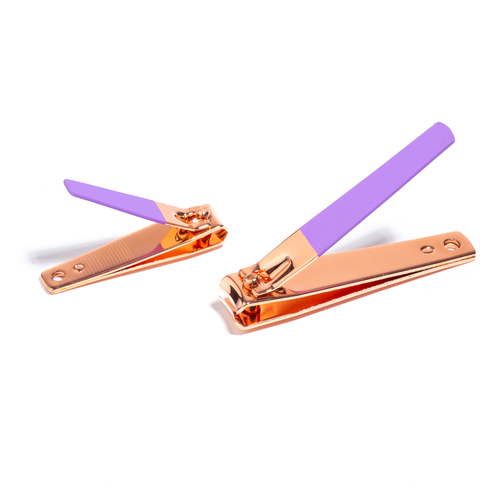 Almost Famous "Clip It" Rose Gold Nail Clipper Duo - Image 4