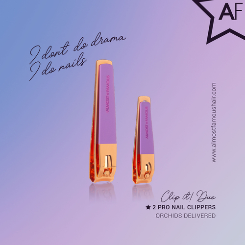 Almost Famous "Clip It" Rose Gold Nail Clipper Duo - Image 5