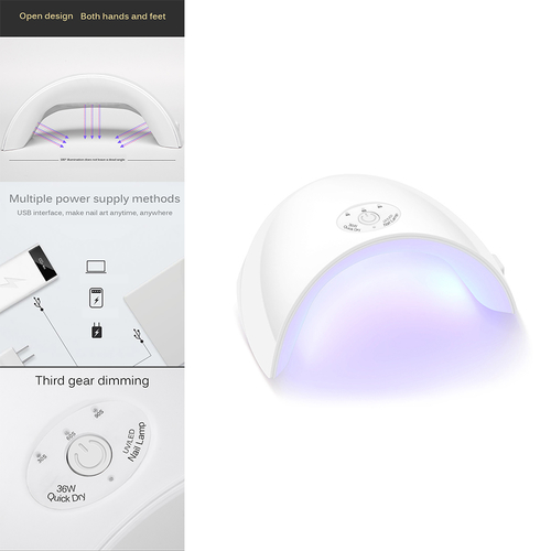 36W LED Automatic Sensing Nail Polish Dryer Lamp - Image 5