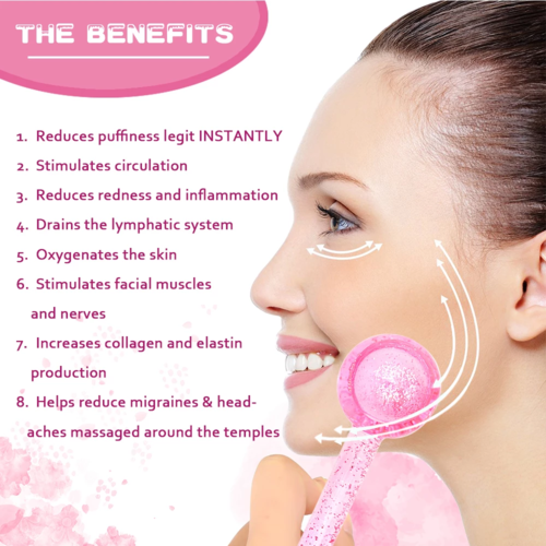 Beauty Ice Hockey Energy Beauty Crystal Ball Facial Cooling Ice Globe - Image 2