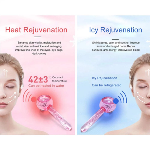 Beauty Ice Hockey Energy Beauty Crystal Ball Facial Cooling Ice Globe - Image 3