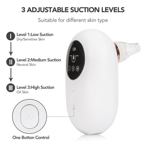 Portable Face Deep Pore Cleaner Vacuum Blackhead Remover - Image 4