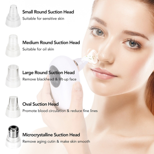 Portable Face Deep Pore Cleaner Vacuum Blackhead Remover - Image 5