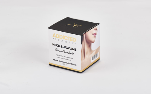 Addicted Beauty Neck and Jawline Peel Off Mask - Image 2